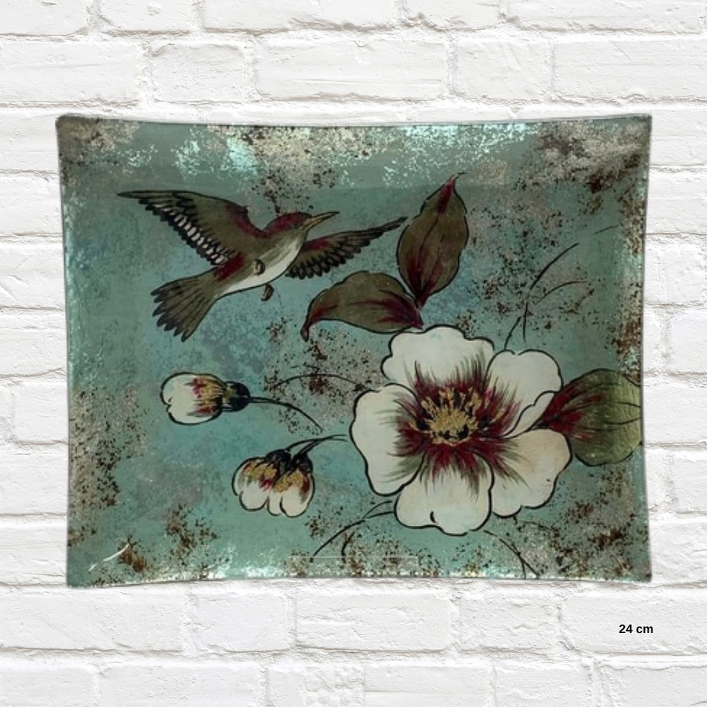 Uccello Ibisco Plate - 24cm