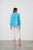 Broderie Scoop Hem Blouse By Caju - Blue