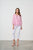 Broderie Scoop Hem Blouse By Caju - Pink