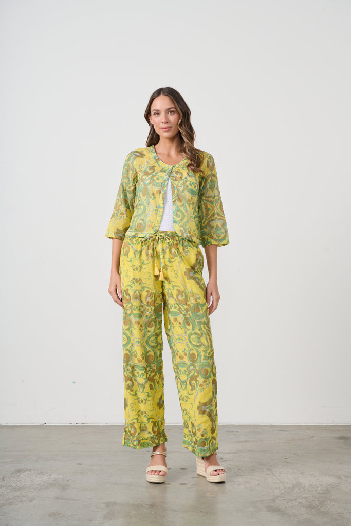 Hand Stitched Trim Jacket By Caju - Pattern