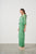 Hand Stitched Trim Jacket By Caju - Green