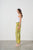 Tassel Tie Elastic Waist Pant By Caju - Print