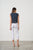 Embroidery & Sequin Vest By Caju - Navy