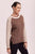 Lambswool Blend Spliced Crew Neck Jumper By See Saw - Mocha Combo