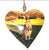 Hanging Heart - Kangaroo 15cm