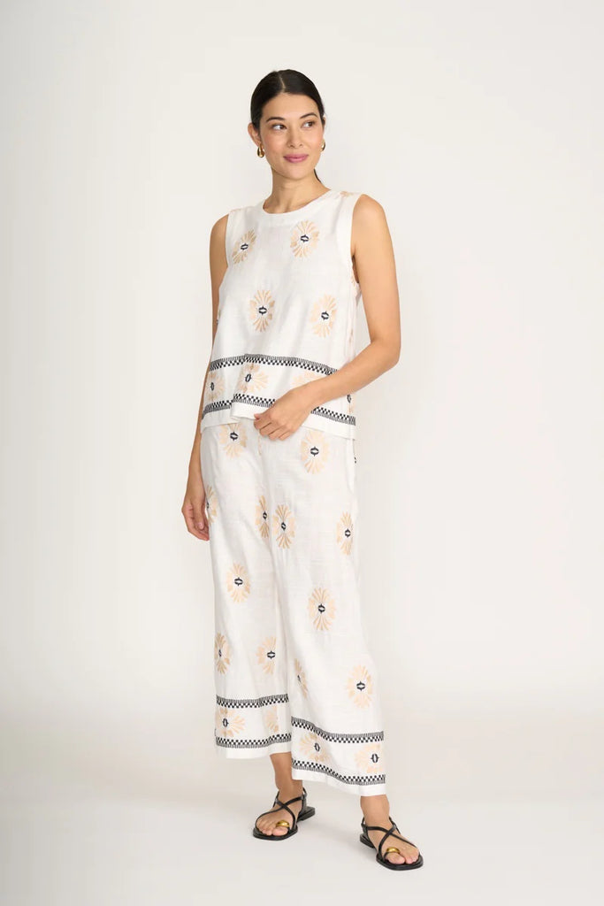 Sew Crafty Shell Top By Foil - Sand Geo