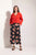 Its Only Natural Pant By Foil - Flower Doodle