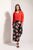 Its Only Natural Pant By Foil - Flower Doodle