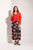 Its Only Natural Pant By Foil - Flower Doodle