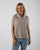 Recycled Poly Blend Roll Neck Vest By See Saw - Oatmeal