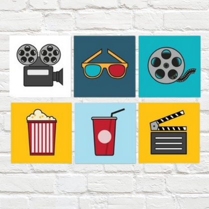 Retro Coasters  Set/6