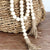 Wood Beads Garland - White