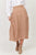 Linen Skirt Naturals By O&J - Chai Puppytooth