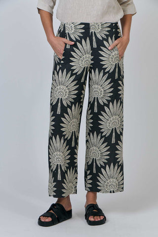 Classic Linen Pants By Naturals By O&J - Date Palm