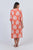 Linen Midi Dress By Naturals By O&J - Sunset Palm