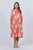 Linen Midi Dress By Naturals By O&J - Sunset Palm