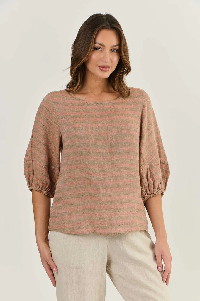 Linen Top Naturals By O&J - Brick