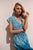 Tiered Elastic Waist Dip Dye Dress By Holmes & Fallon