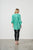 Oversize Shirt With Embroidery By Holmes & Fallon - Aqua