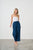 Seersucker Elastic Waist Pant By Holmes & Fallon - Navy