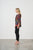 Tie Neckline Blouse By Holmes & Fallon - Tropical Print Black