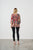 Tie Neckline Blouse By Holmes & Fallon - Tropical Print Mushroom