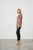 Tie Neckline Blouse By Holmes & Fallon - Tropical Print Mushroom