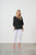 Tie Neckline Blouse By Holmes & Fallon - Black