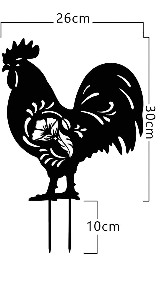 Garden Sign - Rooster