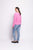 Top Bird Jumper By Foil - Thrift Pink