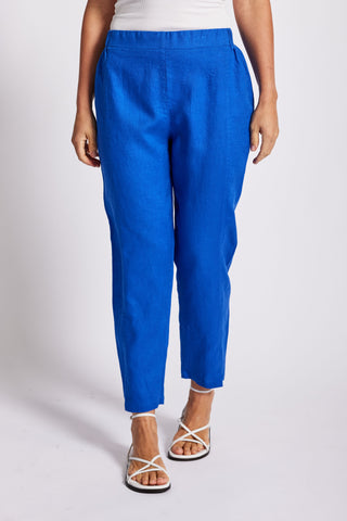 Seam Detail Pant With Split By See Saw - Santorini