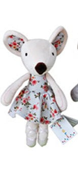 Baby Boo Toy Mouse - Ballerina Floral