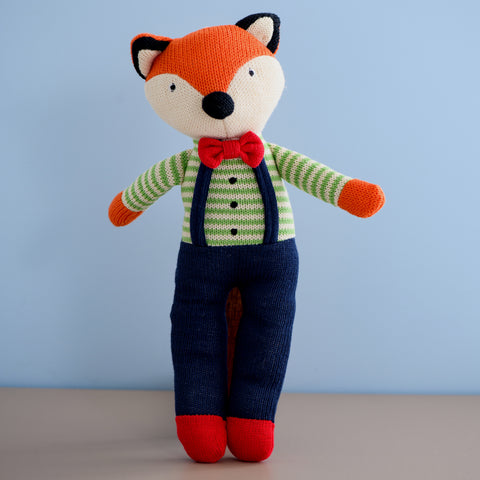 Baby Boo Knitted Fox - 34cm