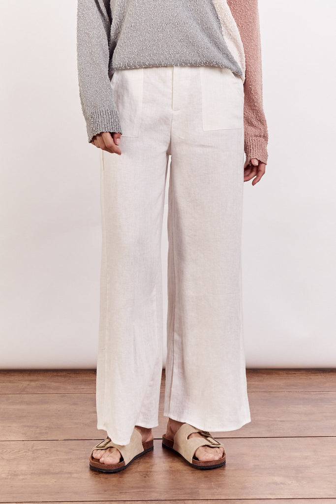 Jude Line Pants By Little Lies - White
