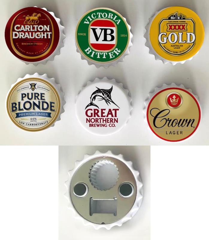 Magnetic Beer Bottle Opener - Assorted Designs