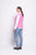 Top Bird Vest By Foil - Thrift Pink