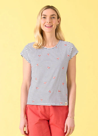 Sumner Tee By Charlie Jane - Lobster Stripe