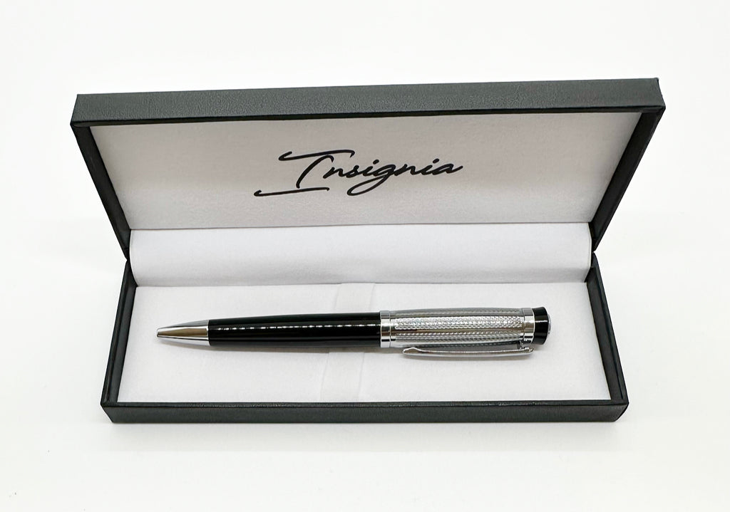 Insignia Pen Silver/Black