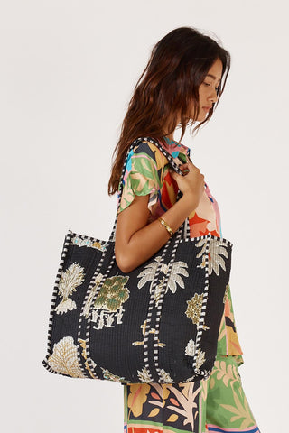 Quilted Bag By Rubyyaya - Black