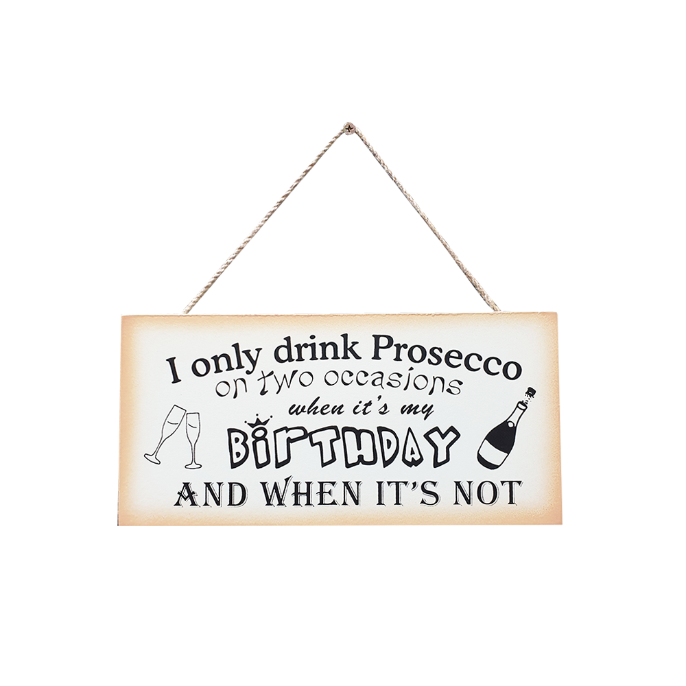 Prosecco Occasions Wall Sign