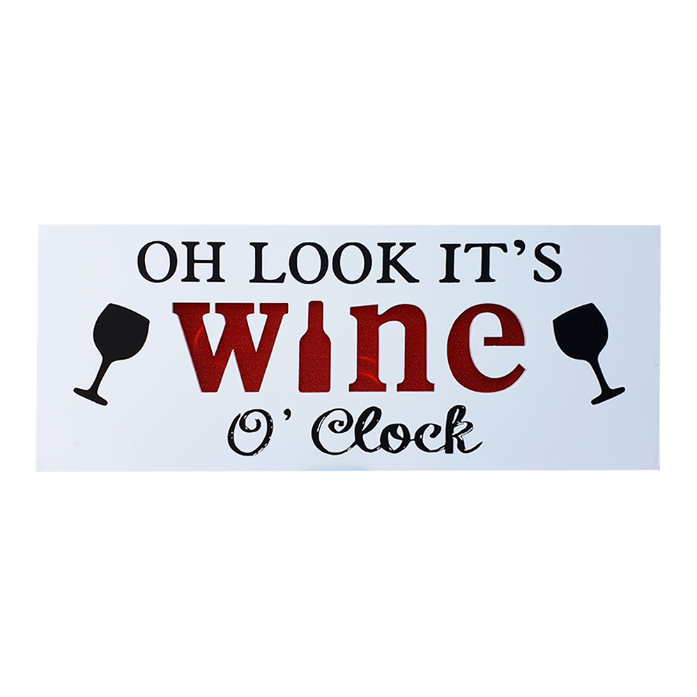 Wine O'Clock LED Sign