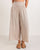 Linen/Rayon Shirring Pant By See Saw - Natural