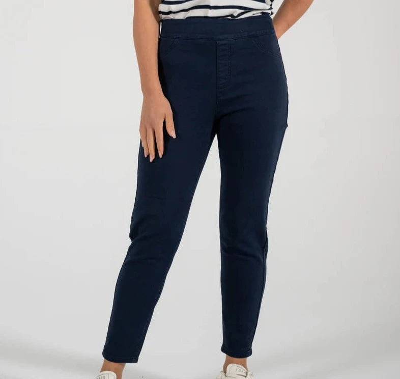 Cotton/Spandex Jegging By See Saw -Dark Navy