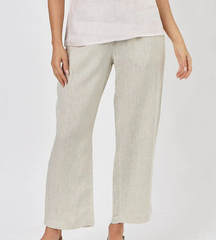 Linen Pant Naturals By O&J - Sand