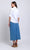 Stevie Skirt By Foil - Denim Wash