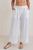 7/8 Seam Detail Linen Pant By See Saw - White