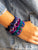 Mixed Scrunchies Set/5 - Dark blue