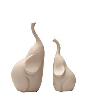 Ceramic Elephants Tissting - Set/2