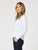 Crew Neck Cotton Rib Long Sleeve Top By Gordon Smith  - White