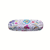 Glasses Case Red Floral Butterfly